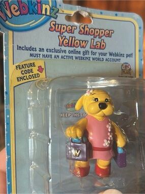 Webkinz Super Shopper Yellow Lab